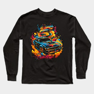 Dodge Charger Daytona - Vibrant Chaos Race Long Sleeve T-Shirt